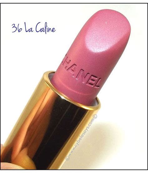 chanel lipstick 36 la caline|CHANEL Lipstick .